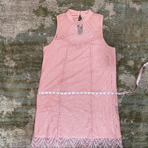 Pink Lace Tunic Dress Size Large NWOT - Picture 8 of 11